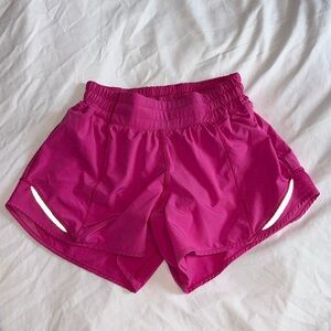 Lululemon hotty hot shorts - Size 2, 4 inch, lined, sonic pink!